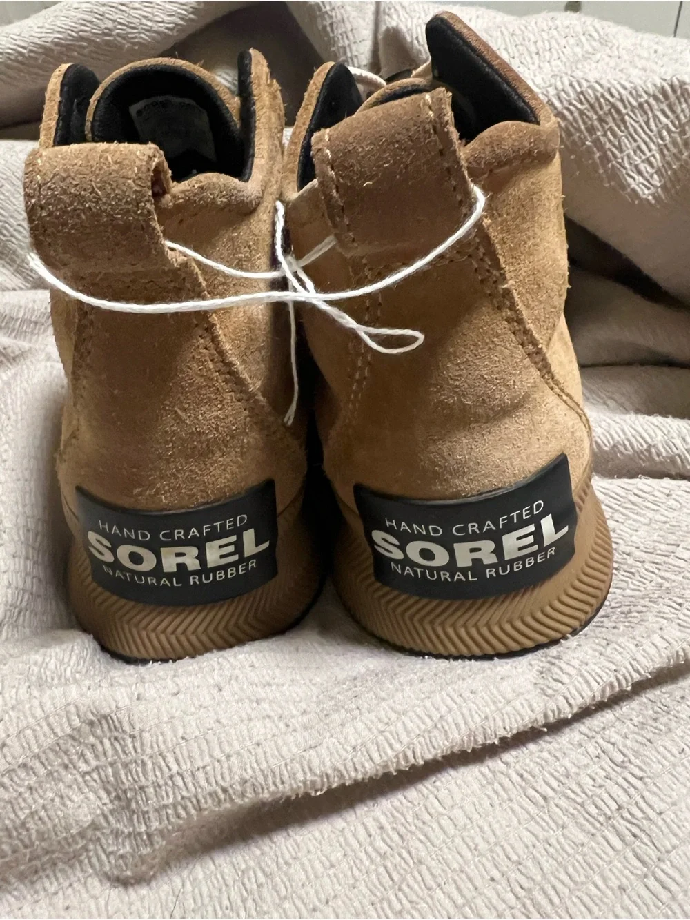 Sorel Two-Tone Brown and Black Waterproof Duck Boots size 4
